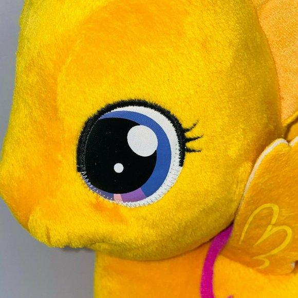 My Little Pony Orange Pink Hair Purple Eyes Plush Stuffed Animal 2014 Kids - Picture 6 of 11